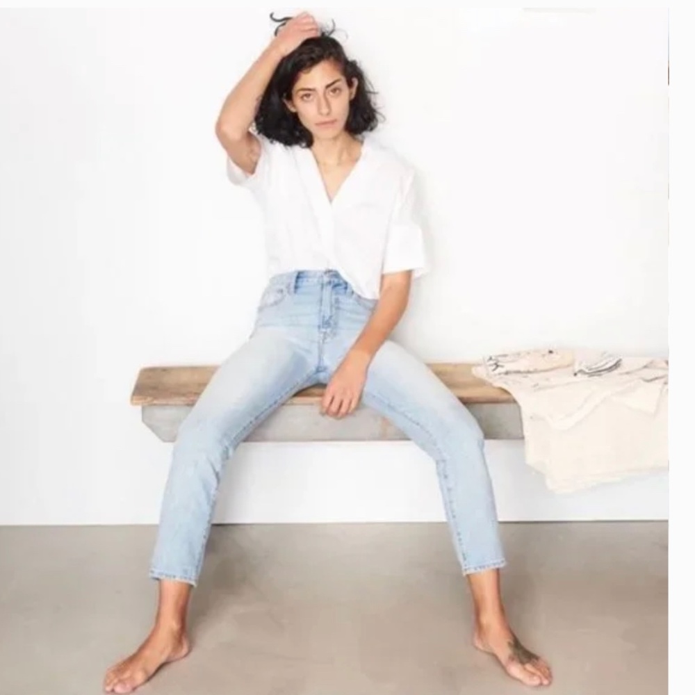Madewell Perfect Summer Jeans in Fitzgerald wash, 28, nwt